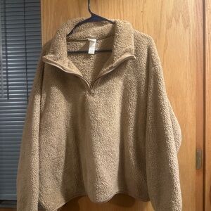 H&M Beige Sherpa Jacket